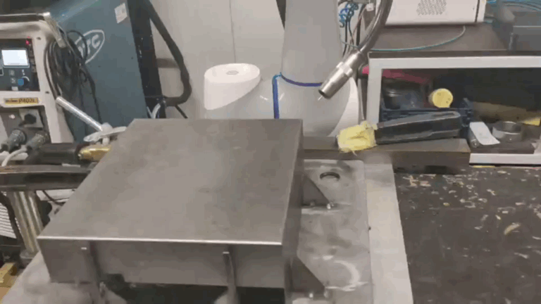 Box-Type Structures Welding with DOBOT Cobot